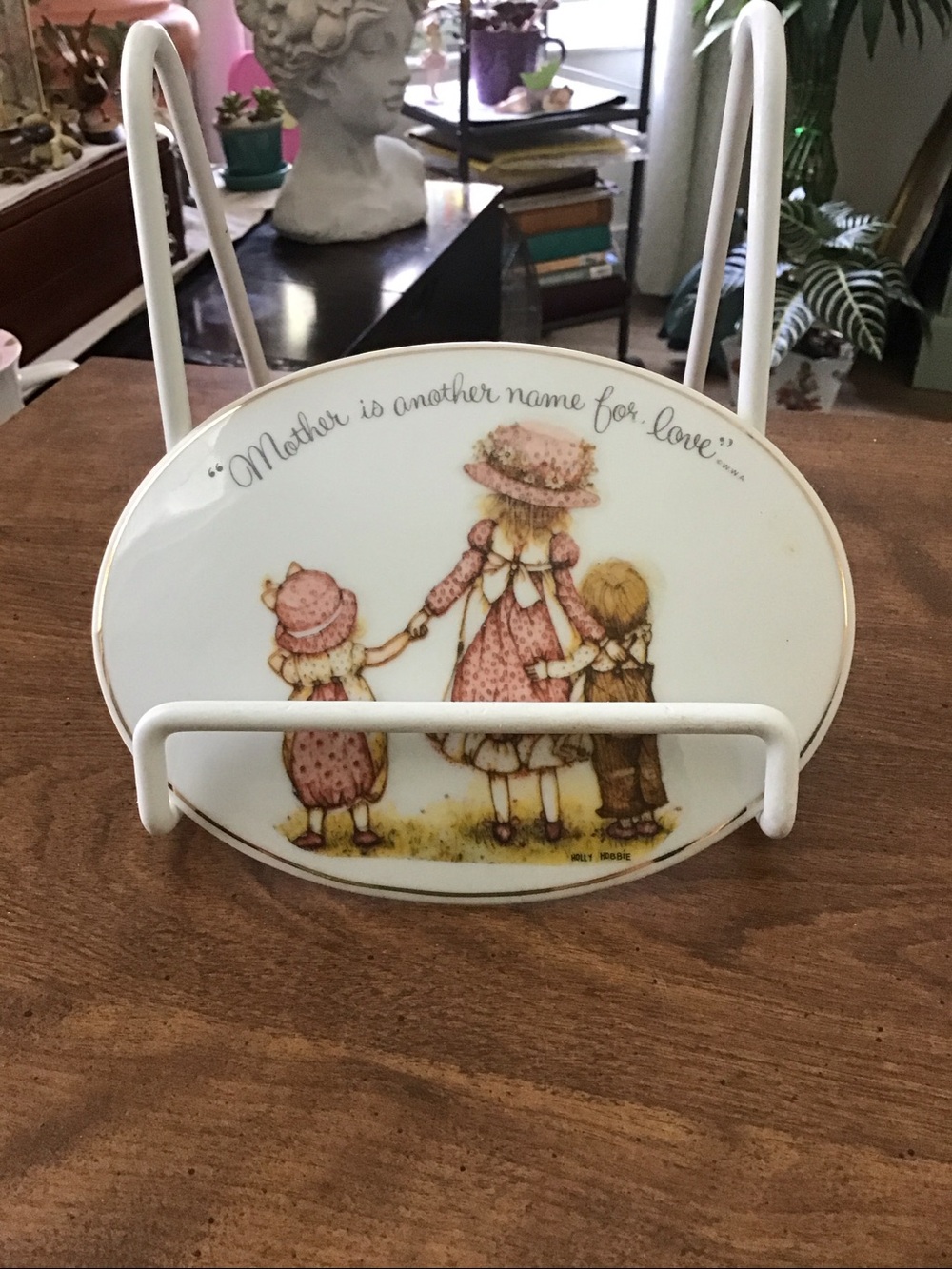 Holly Hobbie porcelain plaque - Picture 2 of 12